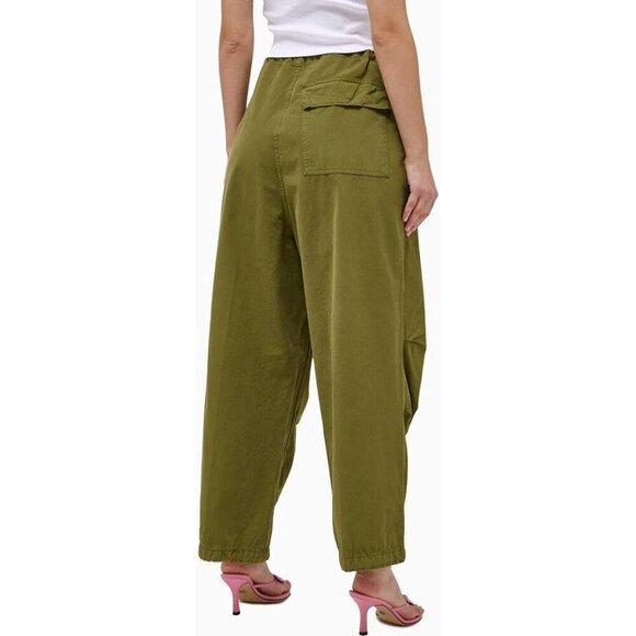 DARKPARK Blair Vintage Trousers in Military Green Large New Womens Baggy Pants - Picture 12 of 16